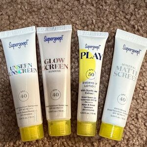 Supergoop! Sunscreen travel size bundle